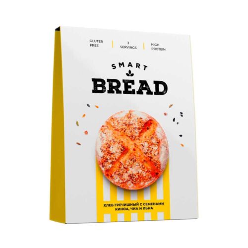 Smart Bread — хлеб гречишный с семенами киноа, чиа и льна